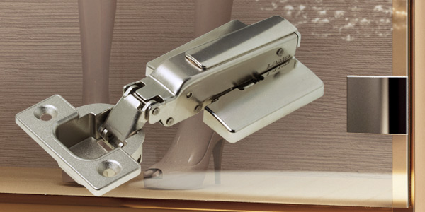 The J95 hinge is a concealed hinge but bigger and stronger - up to 25kgs per pair and now available with a glass door kit.