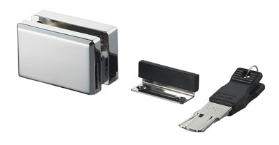 The XL-GC02 glass swing door lock - low profile and discrete.